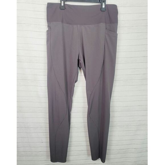ATHLETA QUEST HYBRID TIGHT IN TAUPE BROWN, SZ 14 - Picture 1 of 14